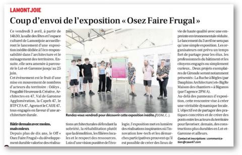 ARTICLE lancement de l'exposition off du dd 47